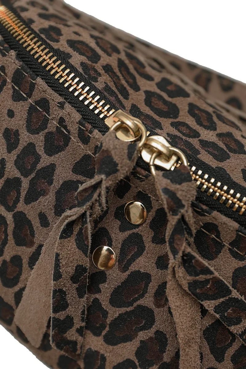 Sac NELLY LEOPARD - Marron – Image 8
