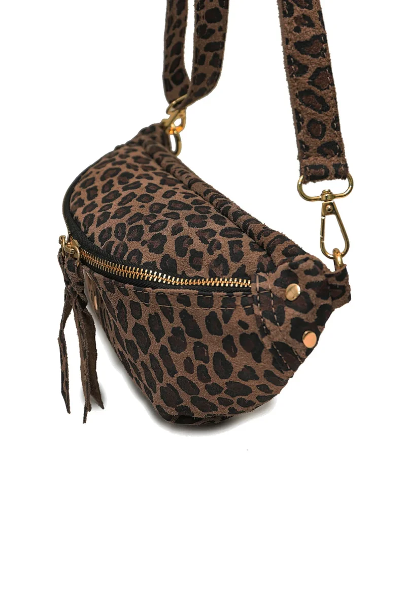 Sac NELLY LEOPARD - Marron – Image 6