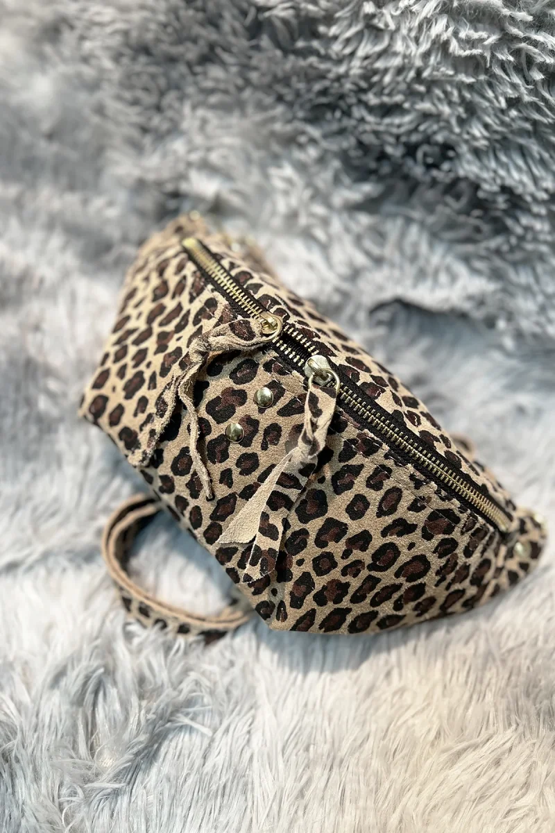 Sac NELLY LEOPARD - Taupe – Image 9