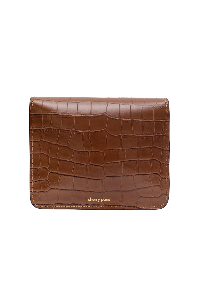 Sac MILENA CROCO - Camel – Image 8