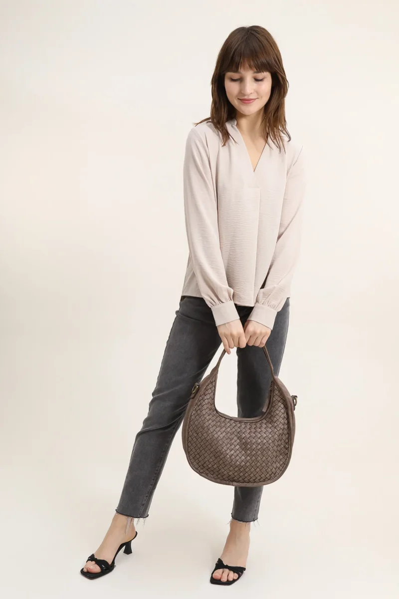 Sac MELUSINE - Taupe clair – Image 4