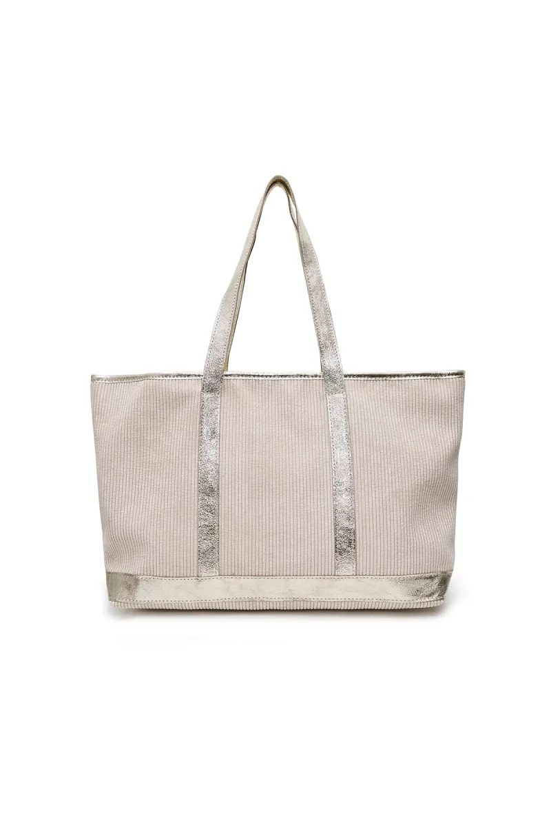 Sac SATINE VELOURS - Ecru – Image 5