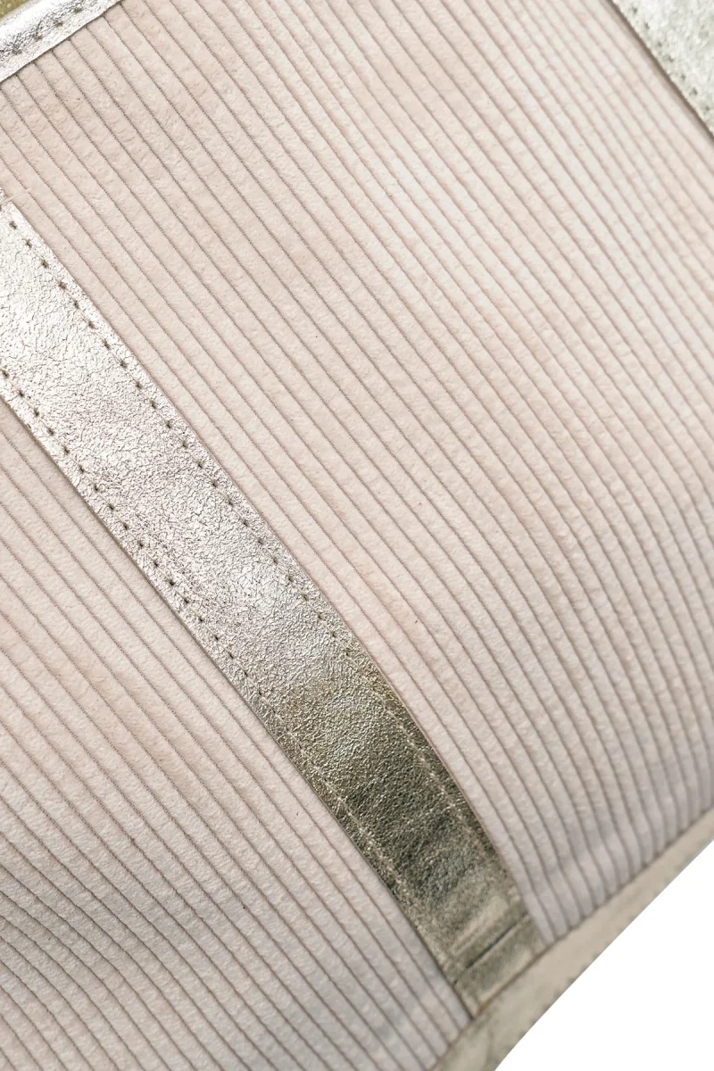 Sac SATINE VELOURS - Ecru – Image 7