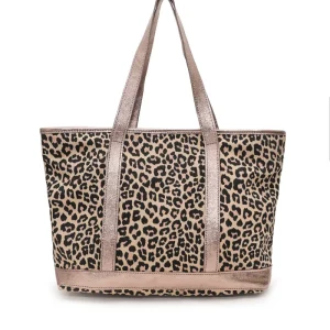 Sac SATINE LEOPARD - Taupe
