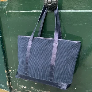 Sac SATINE VELOURS - Marine