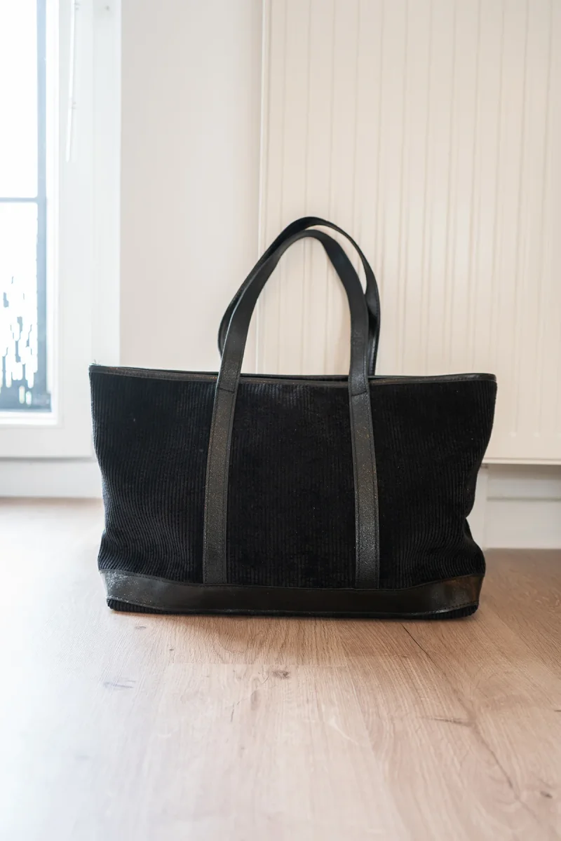 Sac SATINE VELOURS - Noir – Image 5