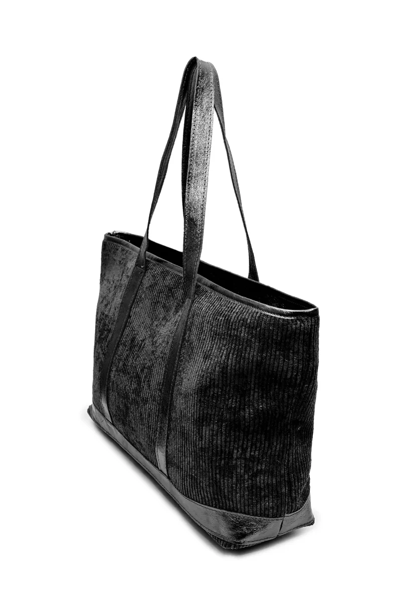 Sac SATINE VELOURS - Noir – Image 8