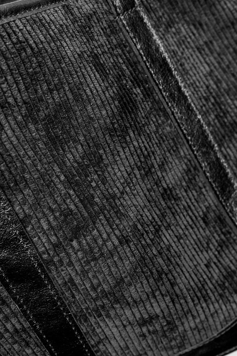 Sac SATINE VELOURS - Noir – Image 9