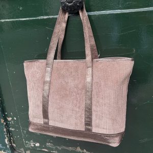 Sac SATINE VELOURS - Taupe