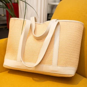 Sac SATINE RAPHIA - Beige