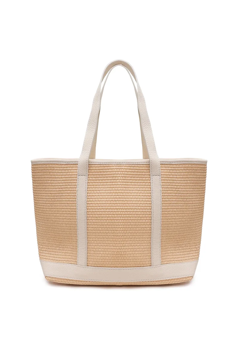 Sac SATINE RAPHIA - Beige – Image 6