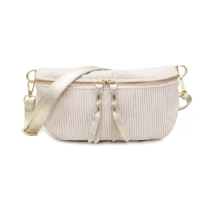 Sac ROSA VELOURS - Ecru