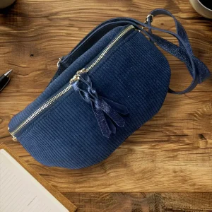 Sac ROSA VELOURS - Marine