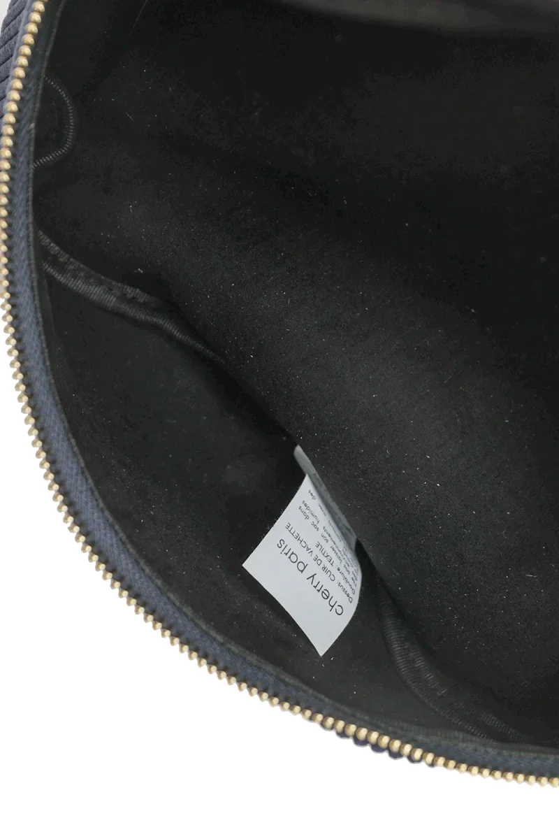 Sac ROSA VELOURS - Marine – Image 6