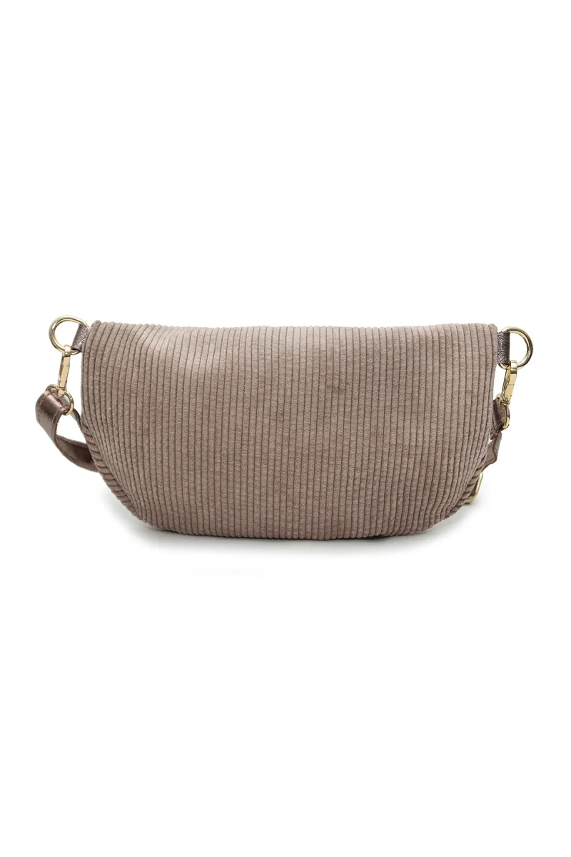 Sac ROSA VELOURS - Taupe – Image 5