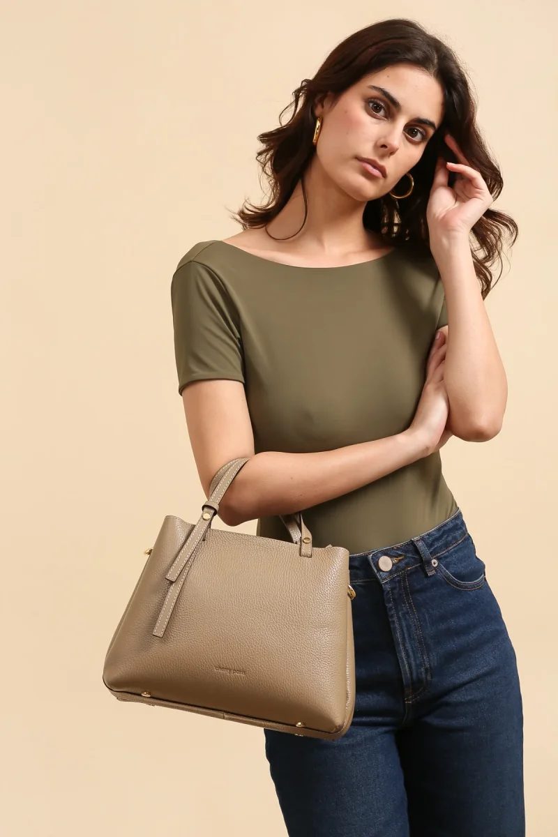 Sac à main PAULA - Taupe – Image 3