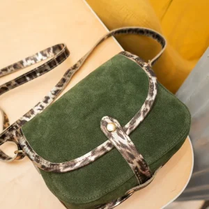 Sac MEISSA SUEDE - Kaki