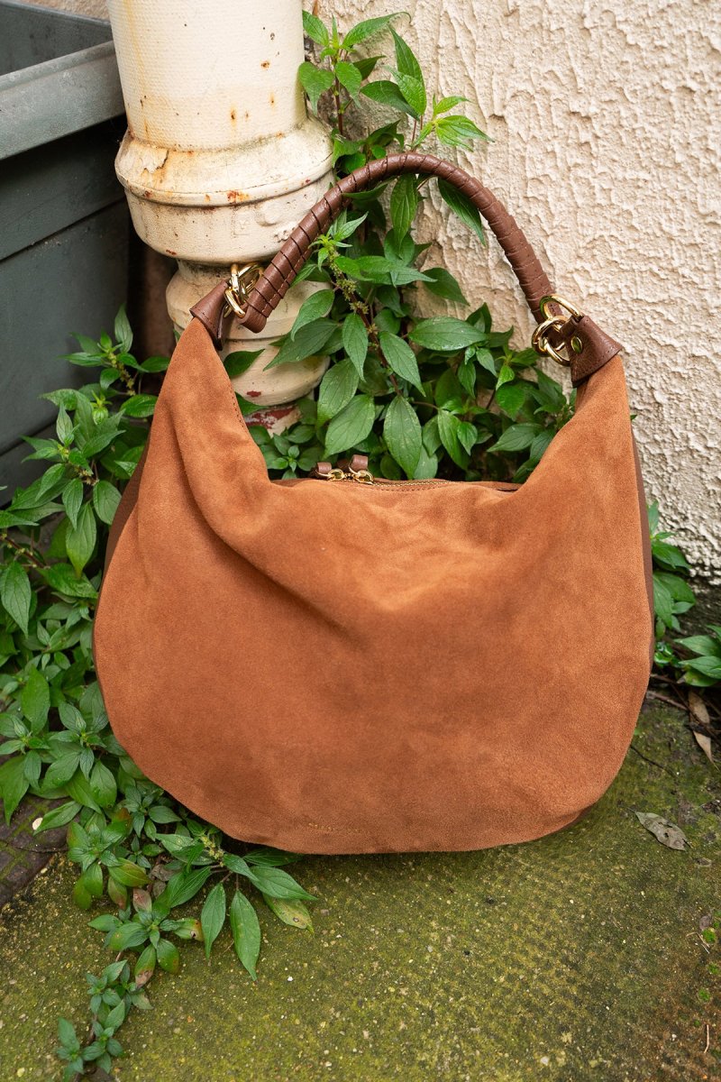 Sac NADINE SUEDE - Marron – Image 3