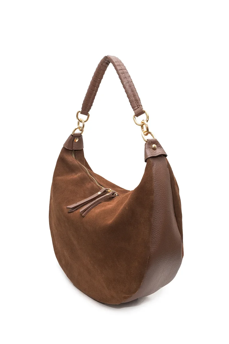 Sac NADINE SUEDE - Marron – Image 6