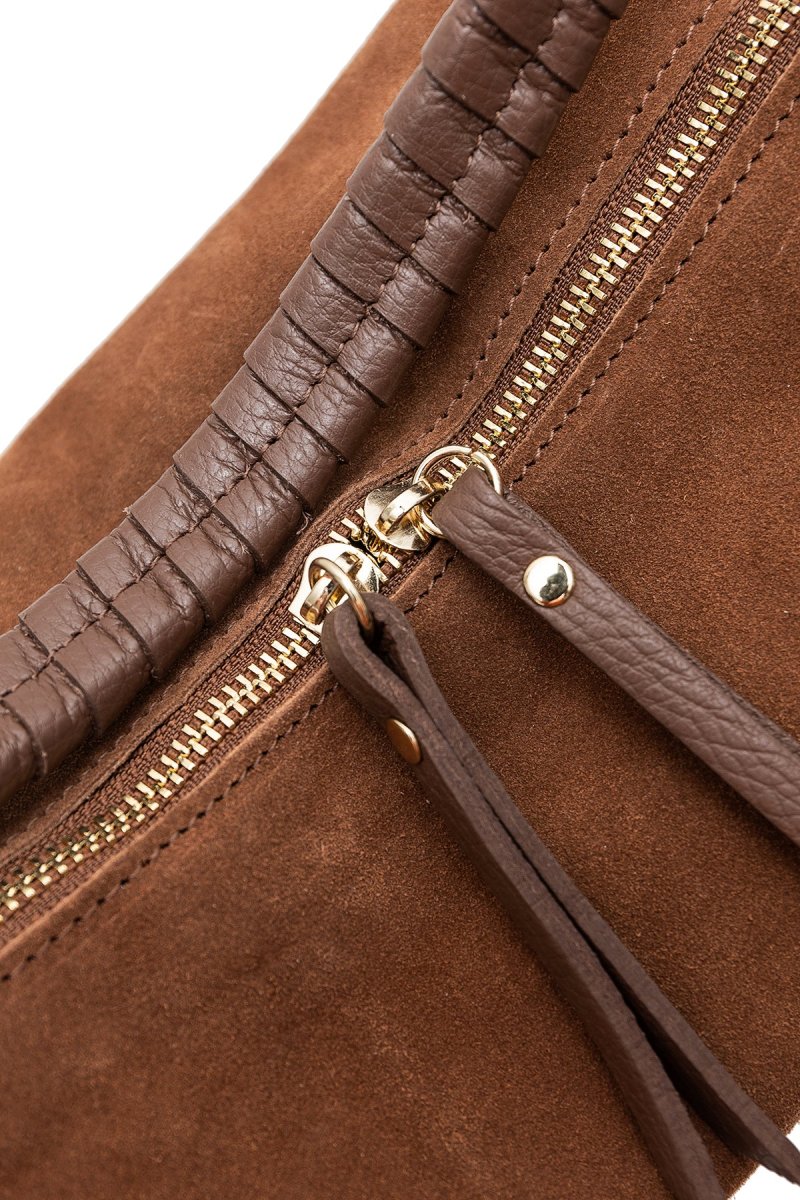 Sac NADINE SUEDE - Marron – Image 8