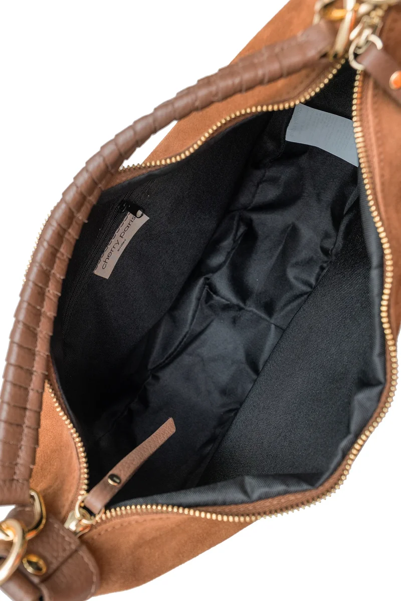 Sac NADINE SUEDE - Marron – Image 9