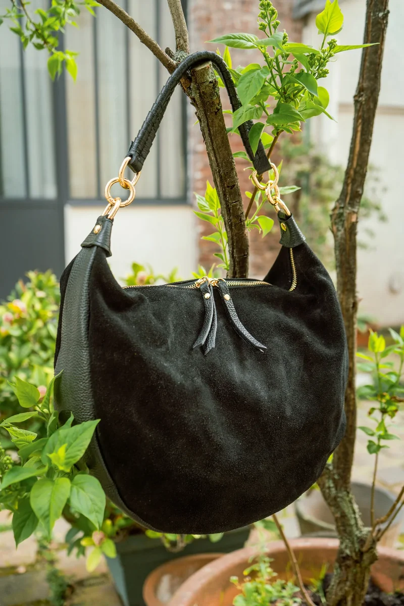 Sac NADINE SUEDE - Noir