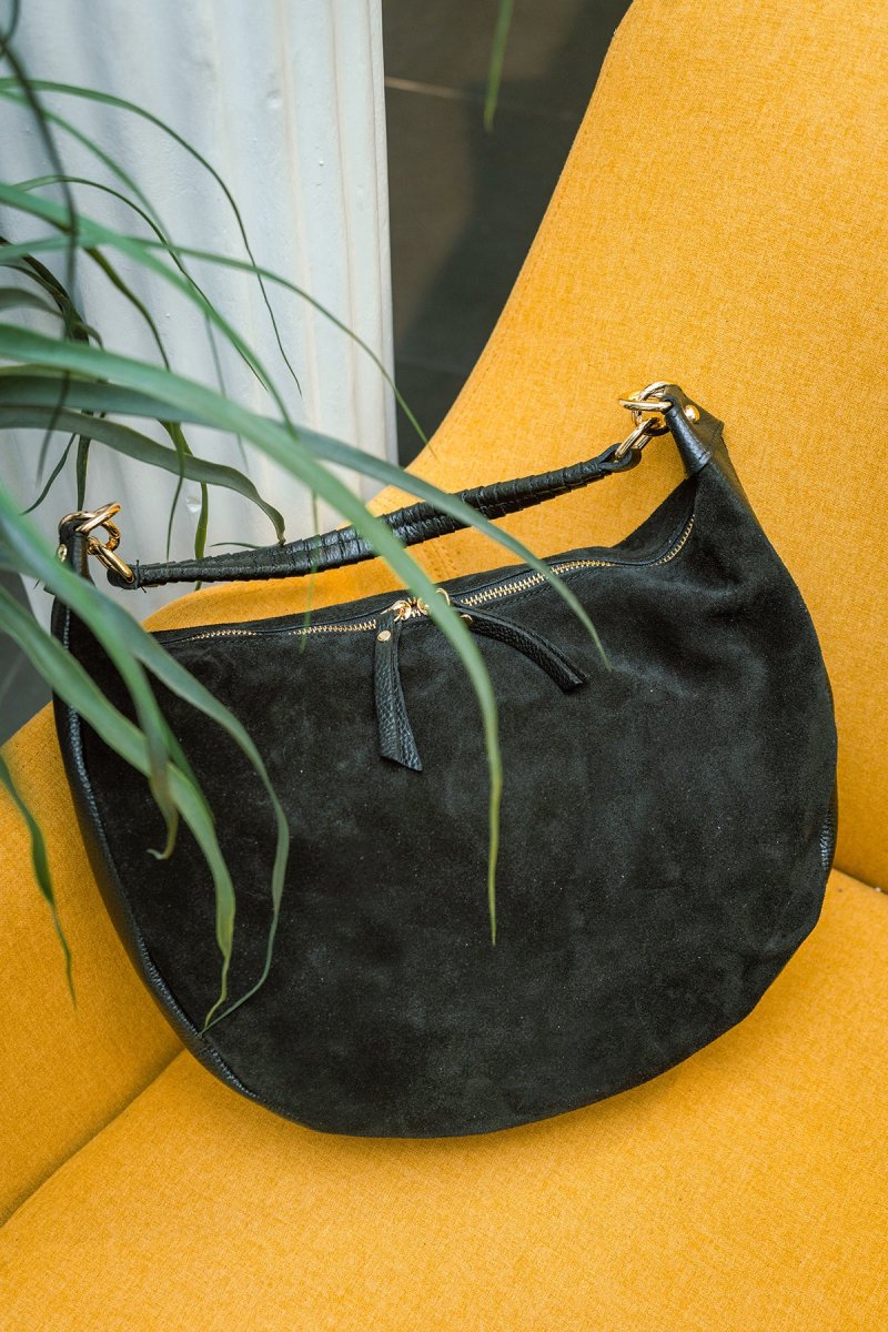 Sac NADINE SUEDE - Noir – Image 3