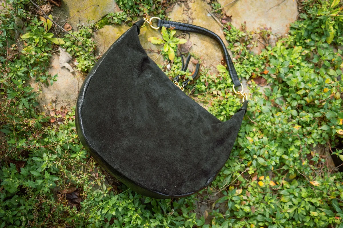 Sac NADINE SUEDE - Noir – Image 5