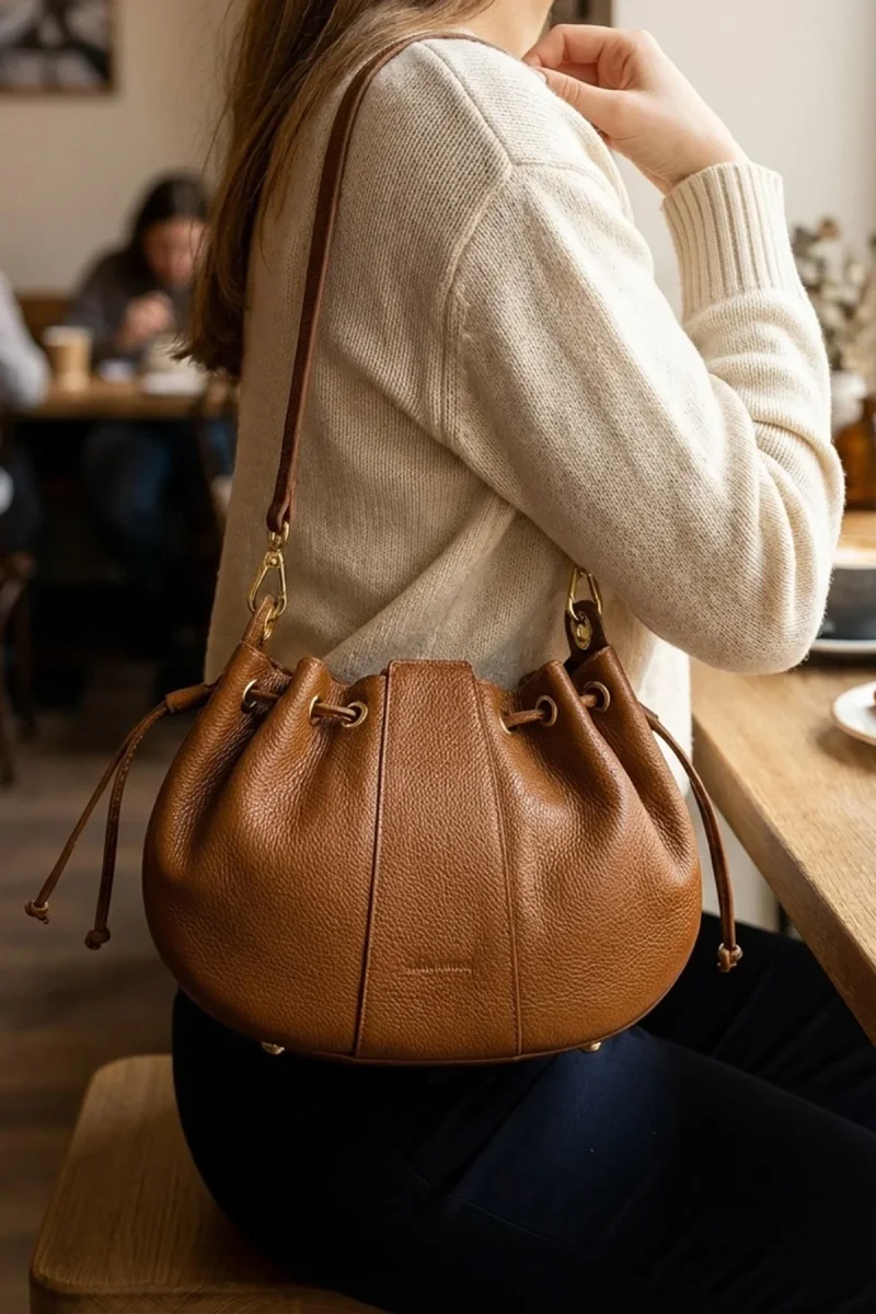 Sac NOURA - Cognac – Image 3