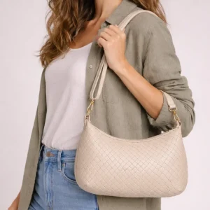 Sac ADJANIE TRESSÉ - Beige