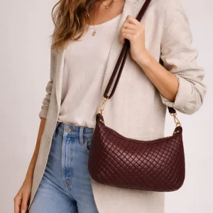 Sac ADJANIE TRESSÉ - Bordeaux