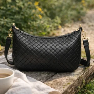 Sac ADJANIE TRESSÉ - Noir