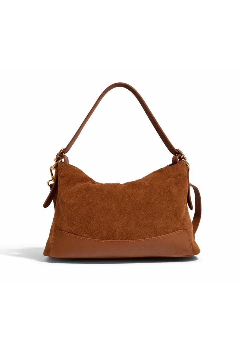 Sac PERLA SUÈDE - Camel – Image 5