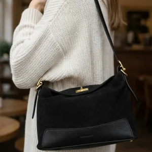 Sac PERLA SUÈDE - Noir