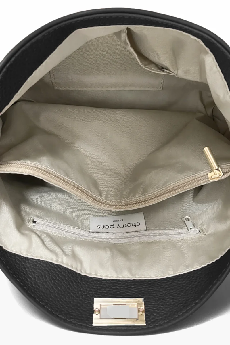 Sac PERLA SUÈDE - Noir – Image 6