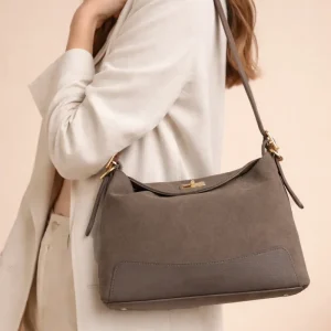 Sac PERLA SUÈDE - Taupe