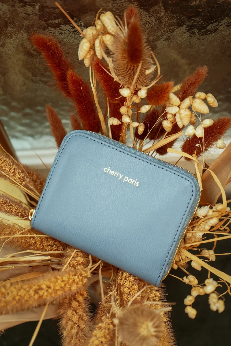 Porte-monnaie sac Box YUNA - Jean – Image 2