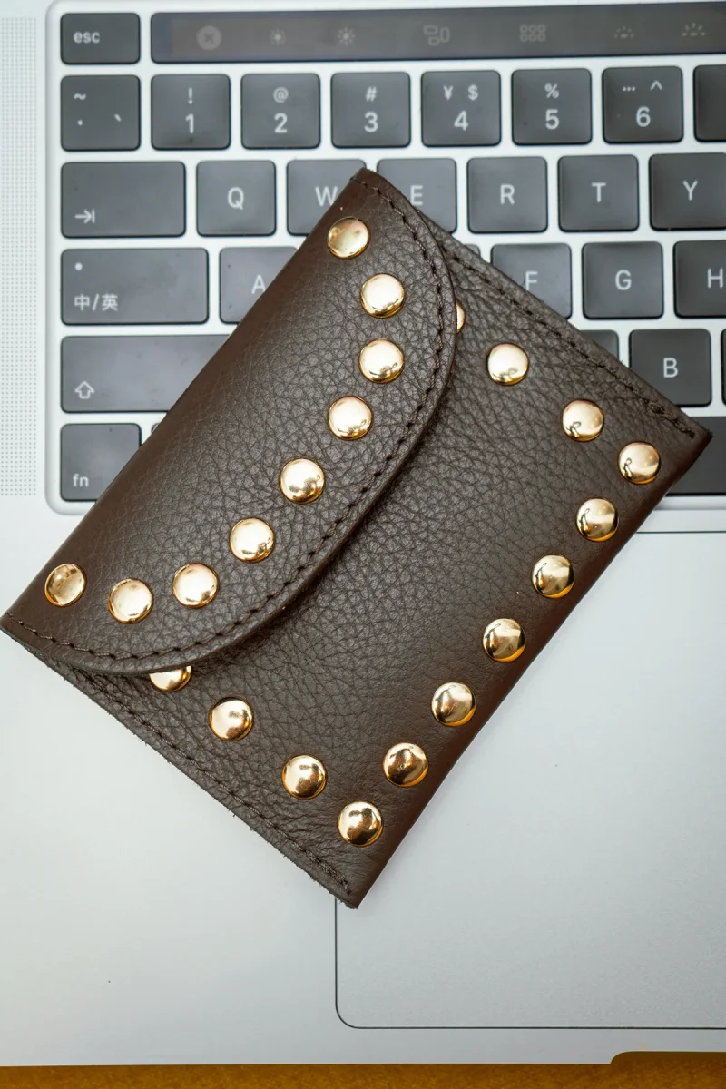 Porte-monnaie sac LEINA - Chocolat – Image 3