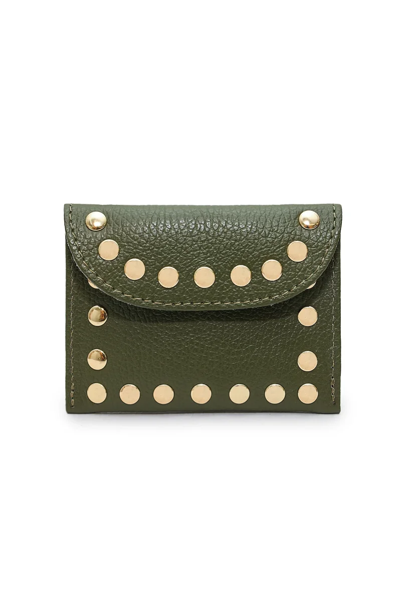 Porte-monnaie sac LEINA - Kaki – Image 5