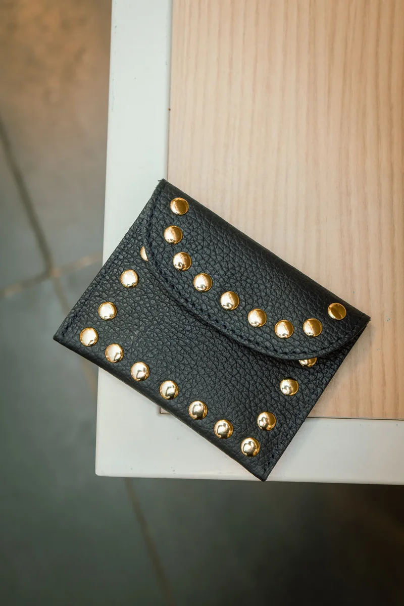 Porte-monnaie sac LEINA - Marine – Image 4