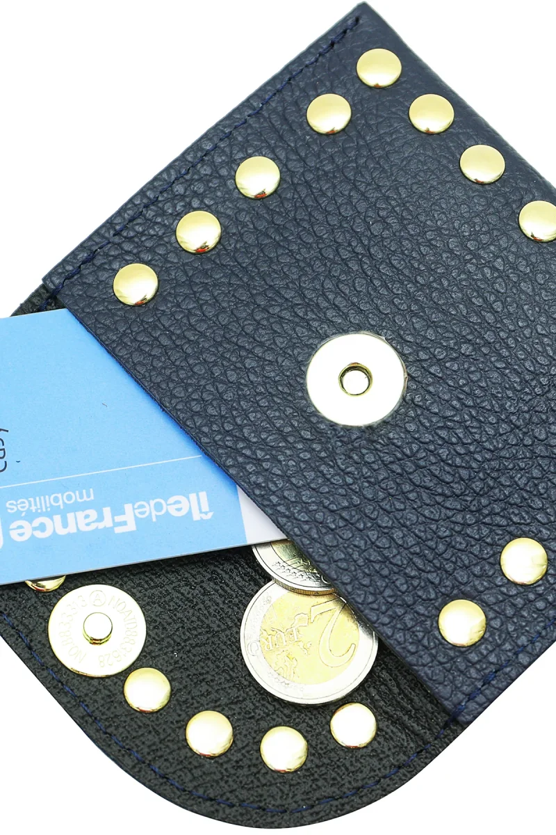 Porte-monnaie sac LEINA - Marine – Image 9