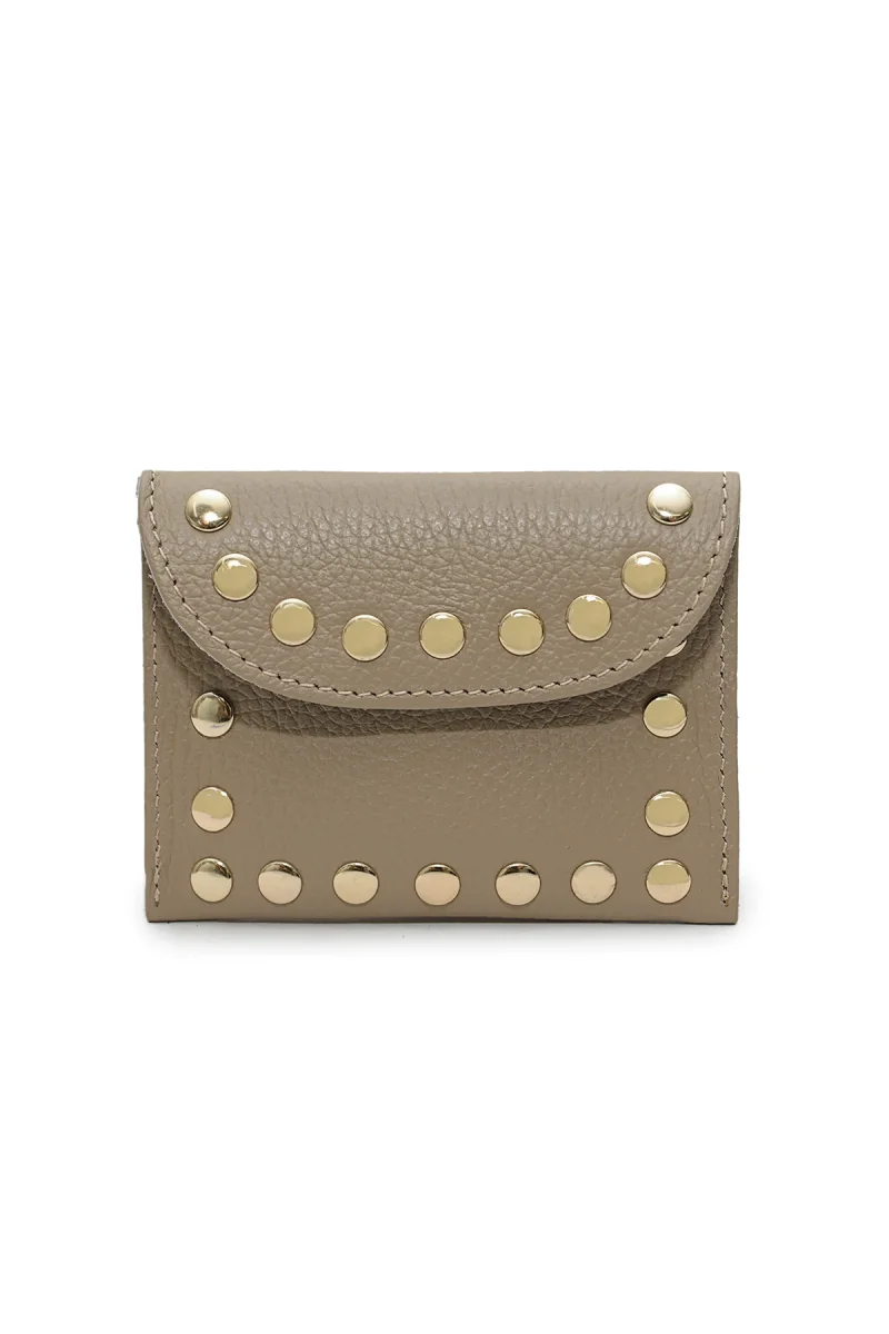 Porte-monnaie sac LEINA - Taupe – Image 4