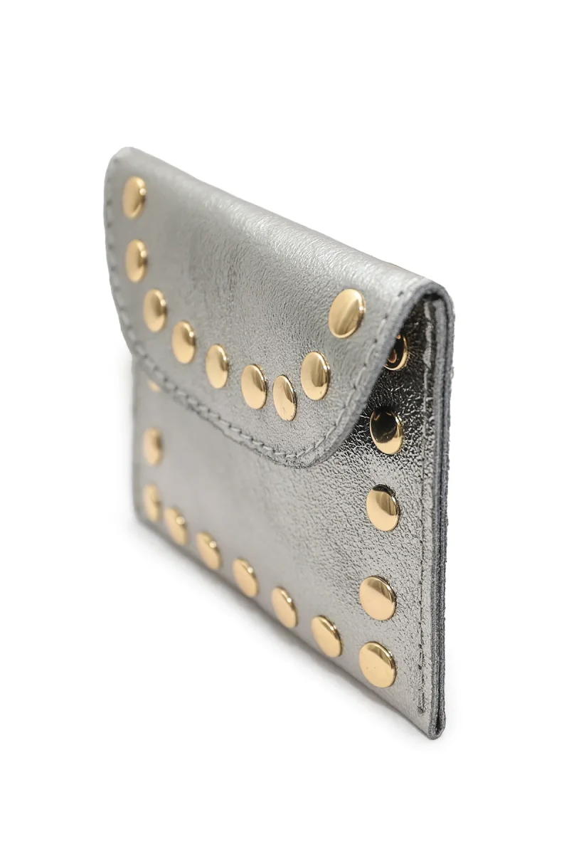 Porte-monnaie sac LEINA METAL - Argent – Image 8