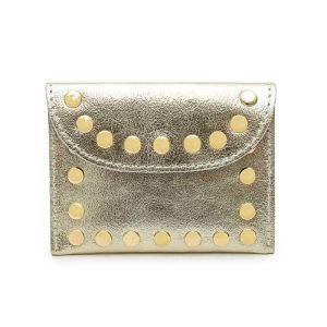 Porte-monnaie sac LEINA METAL - Doré