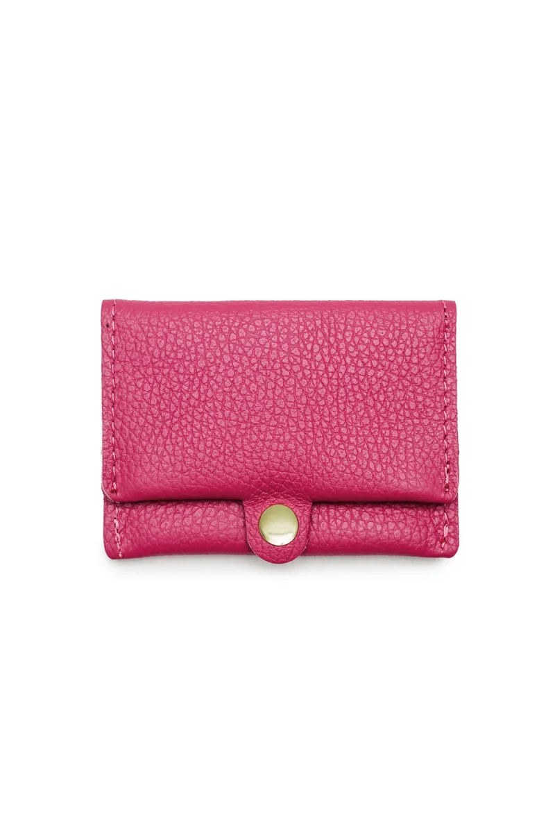 Sac Porte-monnaie ÉRINE GRAINÉ - Fuchsia