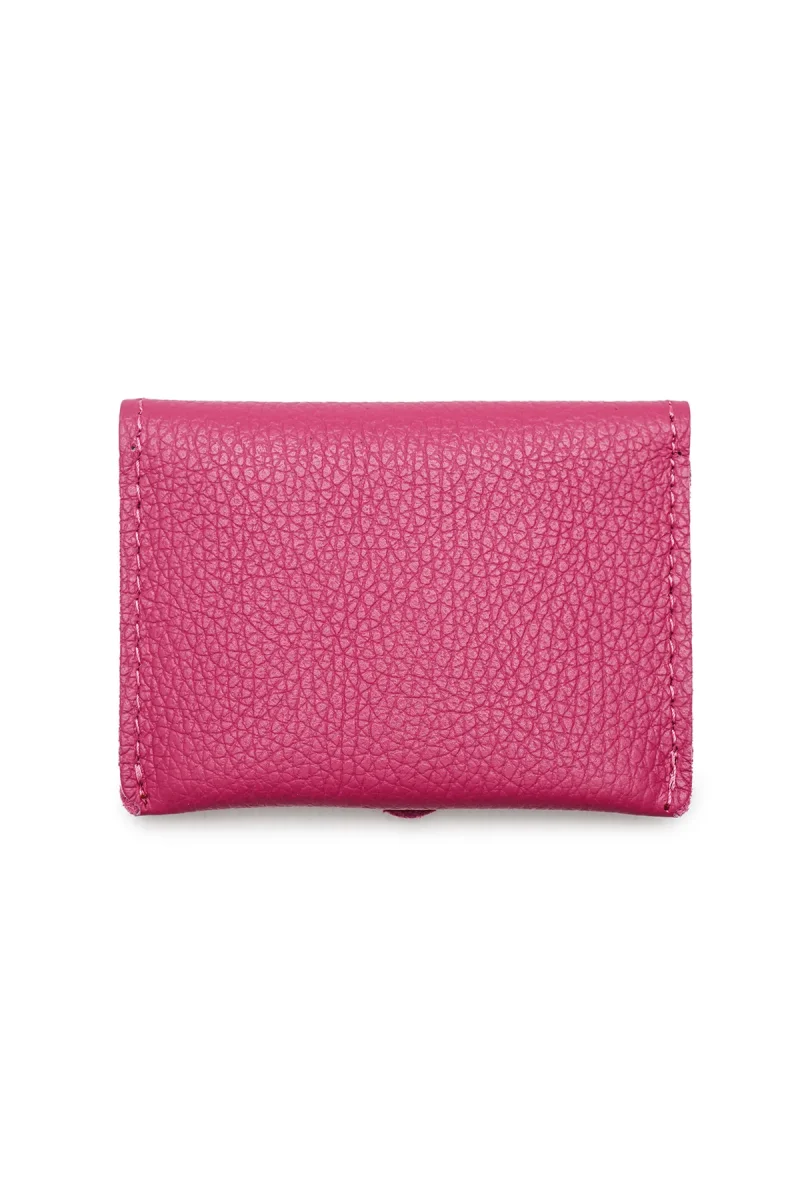 Sac Porte-monnaie ÉRINE GRAINÉ - Fuchsia – Image 4