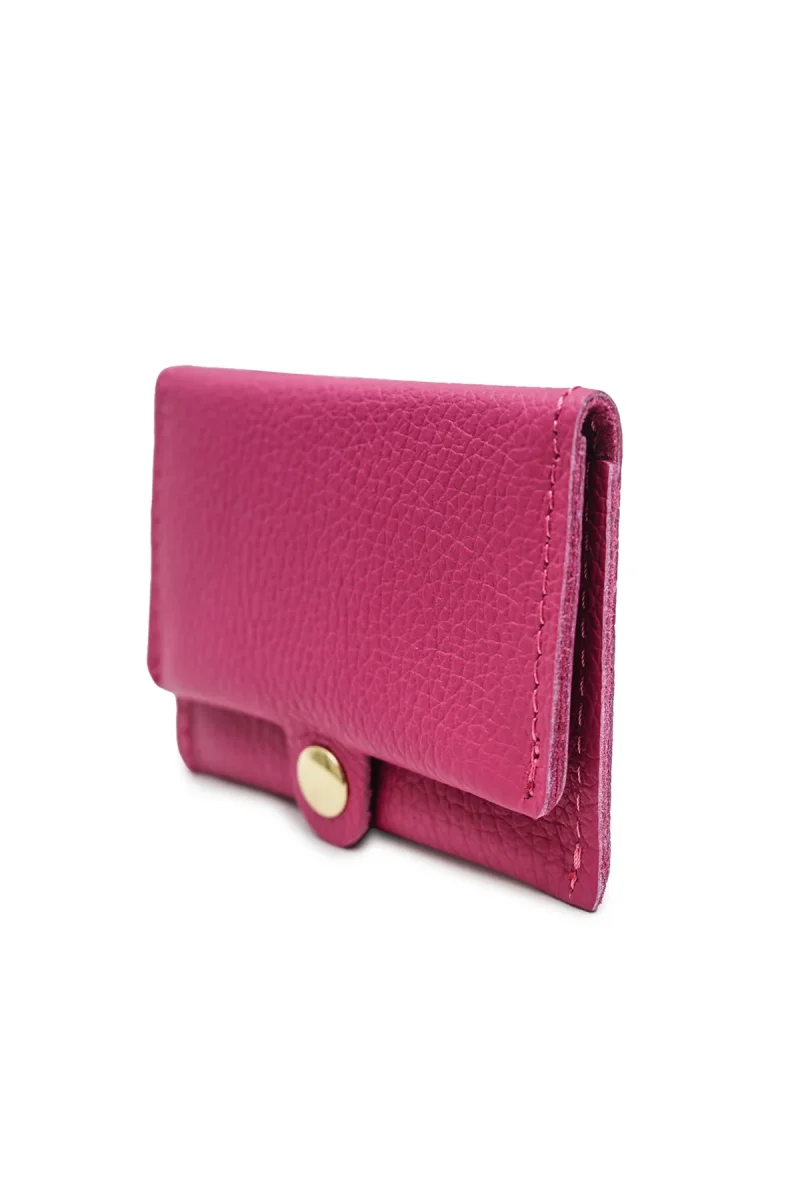 Sac Porte-monnaie ÉRINE GRAINÉ - Fuchsia – Image 3