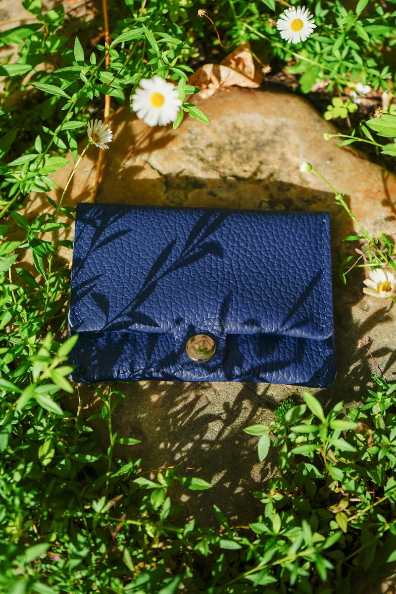 Sac Porte-monnaie ÉRINE GRAINÉ - Marine – Image 3