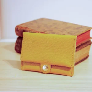 Sac Porte-monnaie ÉRINE GRAINÉ - Moutarde