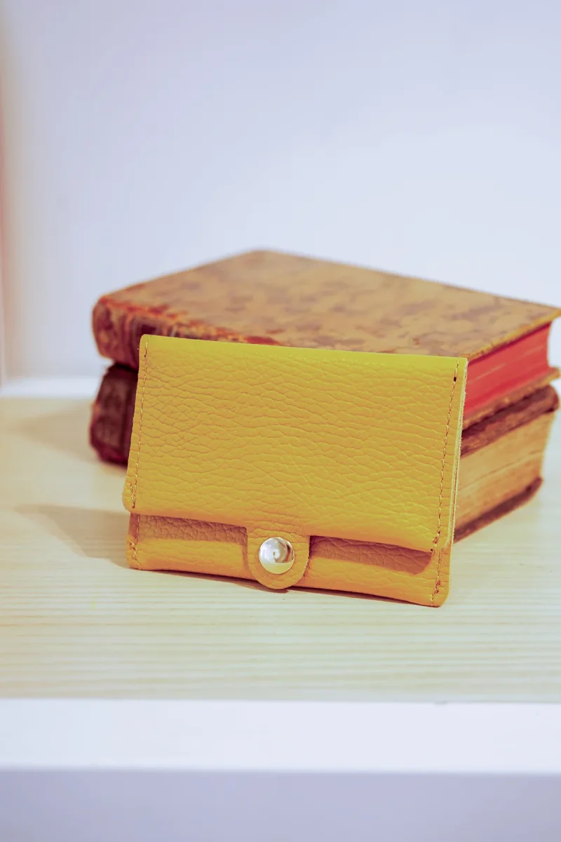 Sac Porte-monnaie ÉRINE GRAINÉ - Moutarde